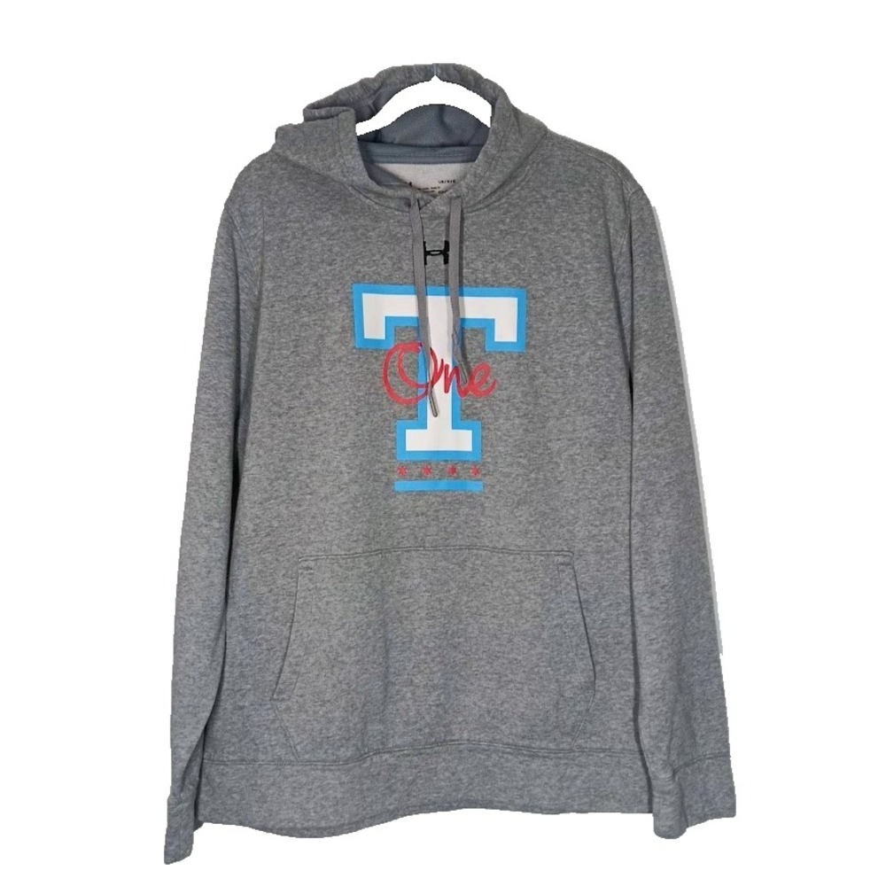 Under Armour Men's ColdGear Fleece Lined Hoodie‎ Gray Size L Loose Fit